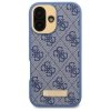 Guess GUHMP16MU4GPRB iPhone 16 Plus 6.7 niebieski/blue hardcase 4G Logo Plate MagSafe